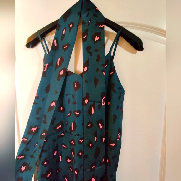 Strappy Summer Dress, Ankle length, Belted. - Picture 6 of 9